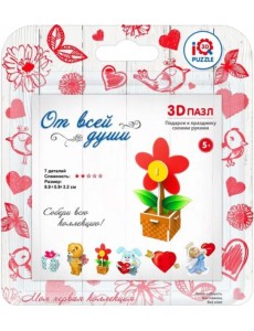 3D пазл "Цветочек" (17015)