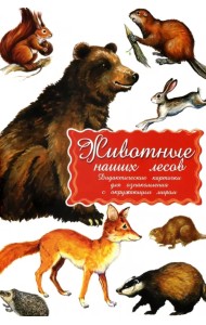 Дидактические карточки Животные наших лесов