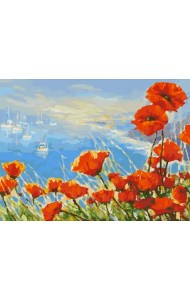 Живопись на холсте. Волшебное утро