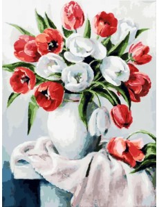 Живопись на холсте. Красные и белые Живопись на холсте. Красные и белые