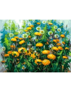 Живопись на холсте. Начало лета