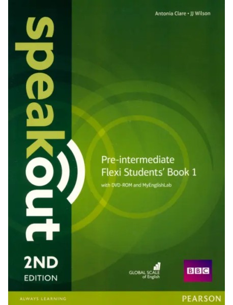 Speakout. Pre-Intermediate. Flexi A Student's Book + DVD + MyEnglishLab