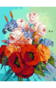 Живопись на холсте. Радость утра