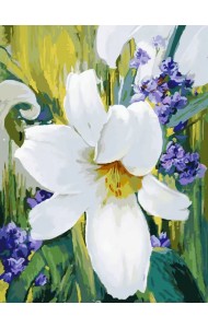 Живопись на холсте. Лилия