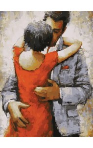 Живопись на холсте. Двое