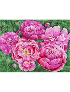 Живопись на холсте. Июньское утро