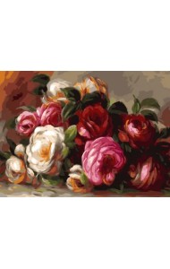 Живопись на холсте. Розы Ренуара