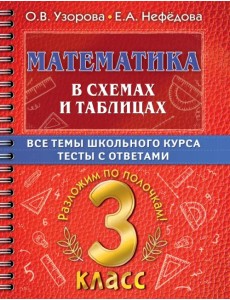 Математика в схемах и таблицах. Все темы школьного курса 3 класса с тестама