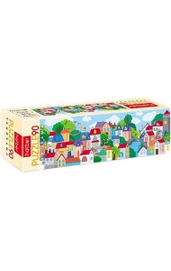 Puzzle-90 Панорама. Городок