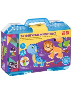Мозаика для малышей 3D Фигурки животных