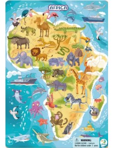Пазл-53 Африка, в рамке Пазл-53 Африка, в рамке