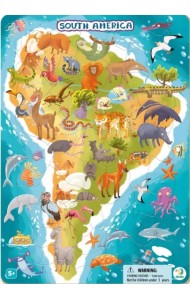Пазл-53 Южная Америка, в рамке