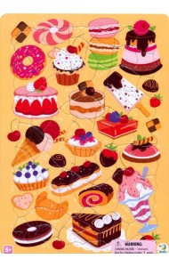 Пазл-53 Вкусности, в рамке