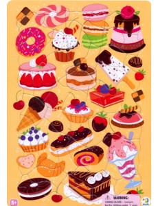 Пазл-53 Вкусности, в рамке