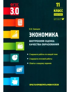 Экономика. 11 класс. Внутренняя оценка качества образования. Базовый уровень Экономика. 11 класс. Внутренняя оценка качества образования. Базовый уровень
