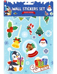 Набор игровых наклеек Рождество, пингвин Набор игровых наклеек Рождество, пингвин