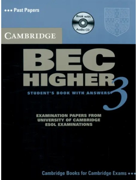 Cambridge BEC Higher 3. Student's Book with answers. Whith Audio CD