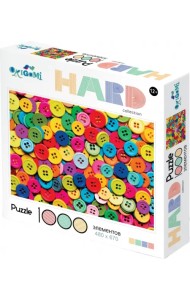 Hard. Пазл-1000 Пуговки