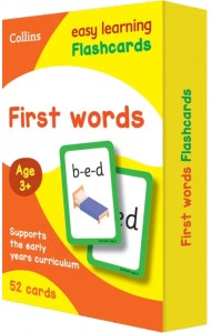 First Words Flashcards Ages 3-5 (52 Cards)