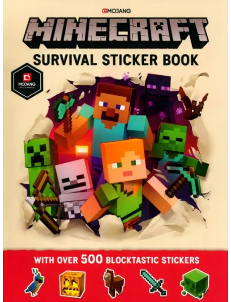 Minecraft Survival Sticker Book