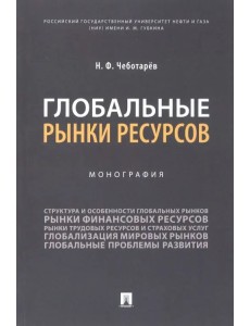 Глобальные рынки ресурсов. Монография Глобальные рынки ресурсов. Монография