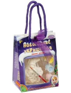 Ёлочное украшение своими руками. Снеговичок