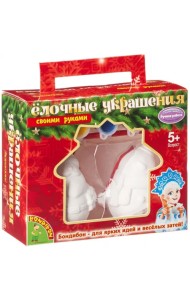 Елочные украшения своими руками. Дед Мороз, Снеговик