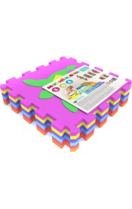 Коврик Головоломки-сортеры, 6 элементов