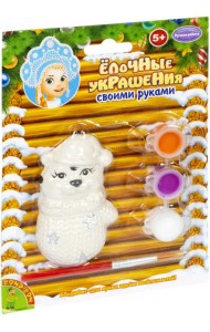 Елочное украшение своими руками. Тигренок в рукавичке