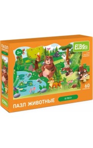 Пазл В лесу, 60 элементов