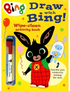 Draw With Bing! Wipe-Clean Activity Book