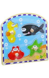 Рамка-вкладыш Морские животные. Кит, звезда