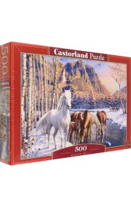Puzzle-500 Зимний водопой