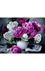Рисование по номерам. Пионы. Жанна Когай