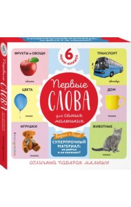 Первые слова для самых маленьких. 6 супер-прочных мини-книжек