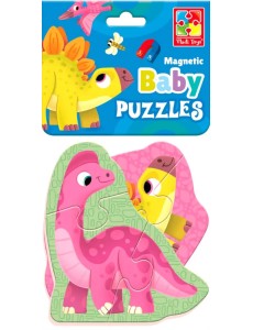 Мягкие магнитные Динозаврики, 2 картины Мягкие магнитные Динозаврики, 2 картины