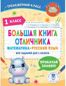 Большая книга отличника. 1 класс. Математика. Русский язык. Все задания