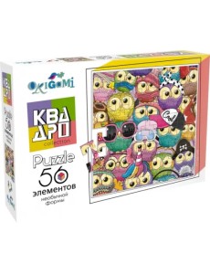 Пазл-56 Квадро. Совы Пазл-56 Квадро. Совы