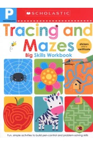 Tracing And Mazes. Pre-K Big Skills Workbook