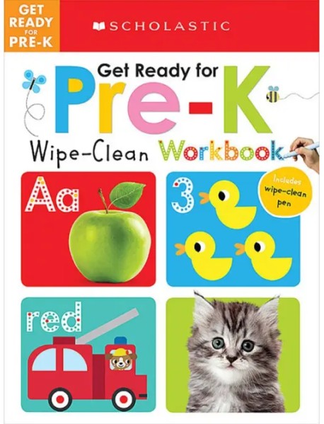 Wipe-Clean Workbooks. Get Ready for Pre-K