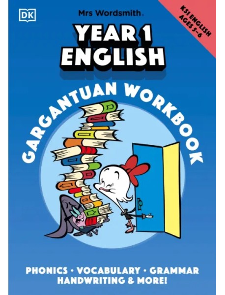 Mrs Wordsmith Year 1 English Gargantuan Workbook, Ages 5-6. Key Stage 1