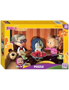 Puzzle-104 Маша и Медведь Puzzle-104 Маша и Медведь