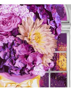 Рисование по номерам В сиреневых тонах Рисование по номерам В сиреневых тонах