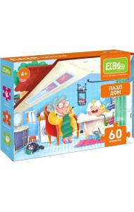 Пазлы Дом. Ванная, 60 элементов