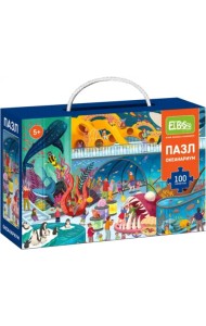 Пазл Ночь в музее. Океанариум, 100 элементов