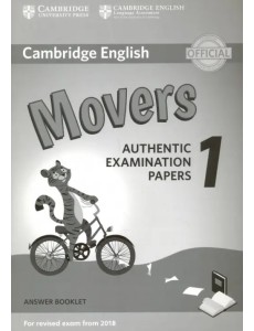Cambridge English Movers 1 for Revised Exam from 2018 Answer Booklet