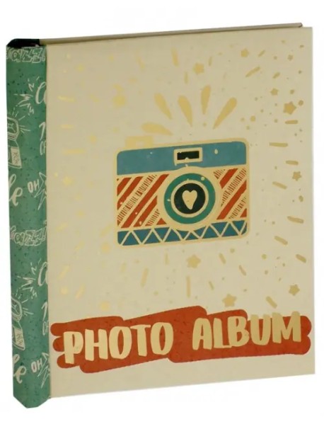 Фотоальбом с магнитными листами Фотоаппарат, 10 листов