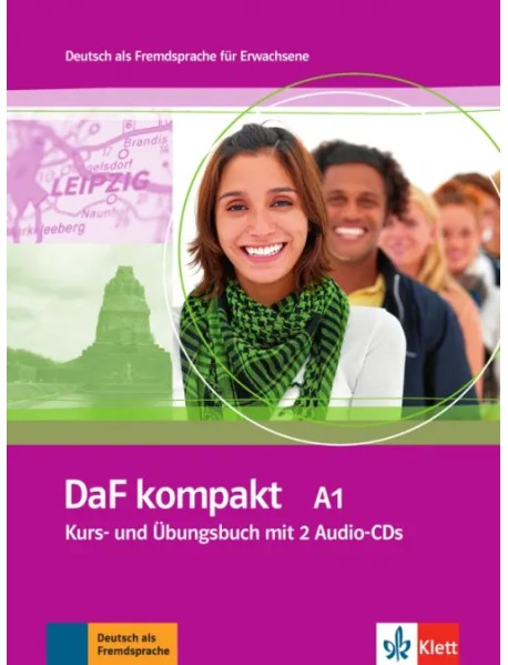 DaF kompakt A1. Deutsch als Fremdsprache für Erwachsene. Kurs- und Übungsbuch mit 2 Audio-CDs