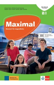 Maximal B1. Deutsch für Jugendliche. Kursbuch mit Audios und Videos