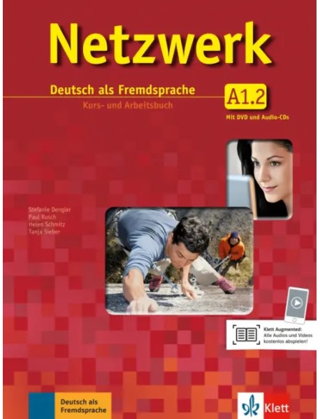 Netzwerk A1.2. Deutsch als Fremdsprache. Kurs- und Arbeitsbuch mit DVD und 2 Audio-CDs